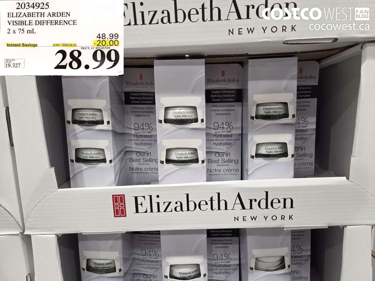 2034925 ELIZABETH ARDEN VISIBLE DIFFERENCE 2 X 75 ML ($20.00 INSTANT SAVINGS EXPIRES ON 2026-08-30) $28.99