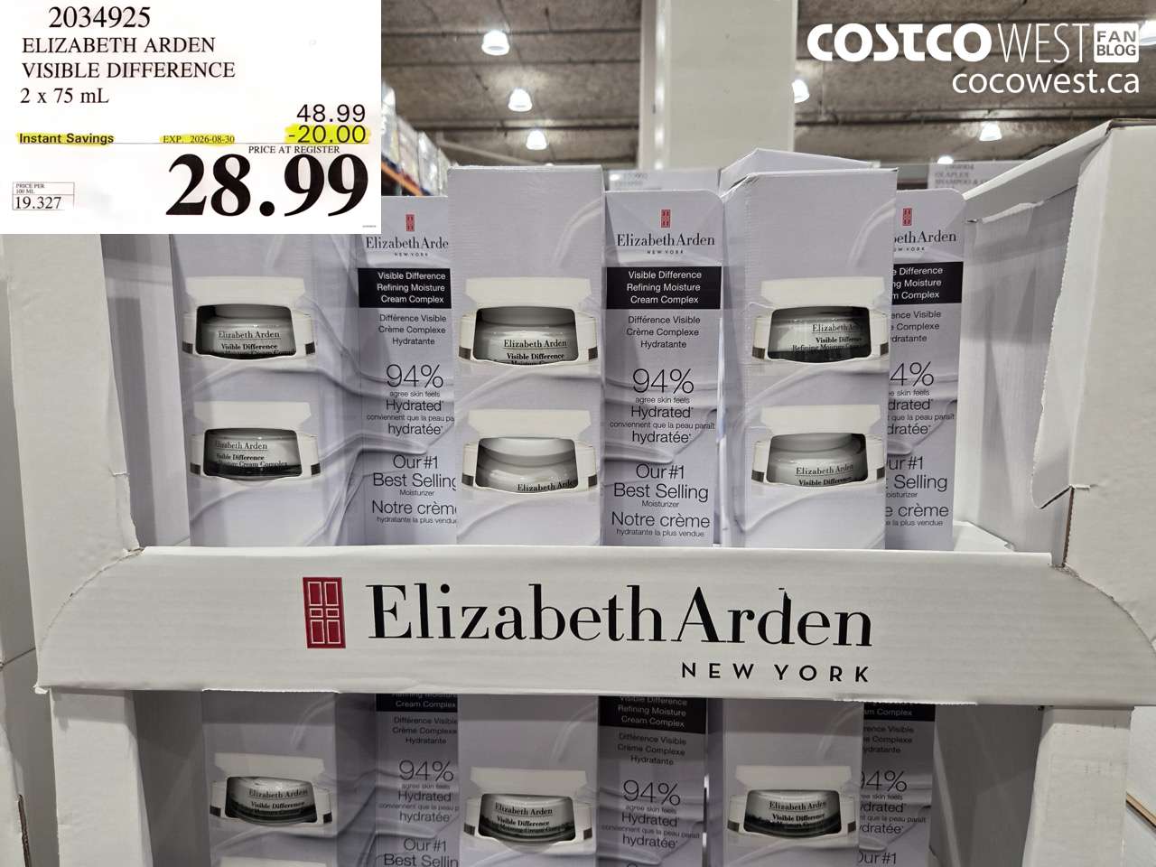 2034925 ELIZABETH ARDEN VISIBLE DIFFERENCE 2 X 75 ML ($20.00 INSTANT SAVINGS EXPIRES ON 2026-08-30) $28.99
