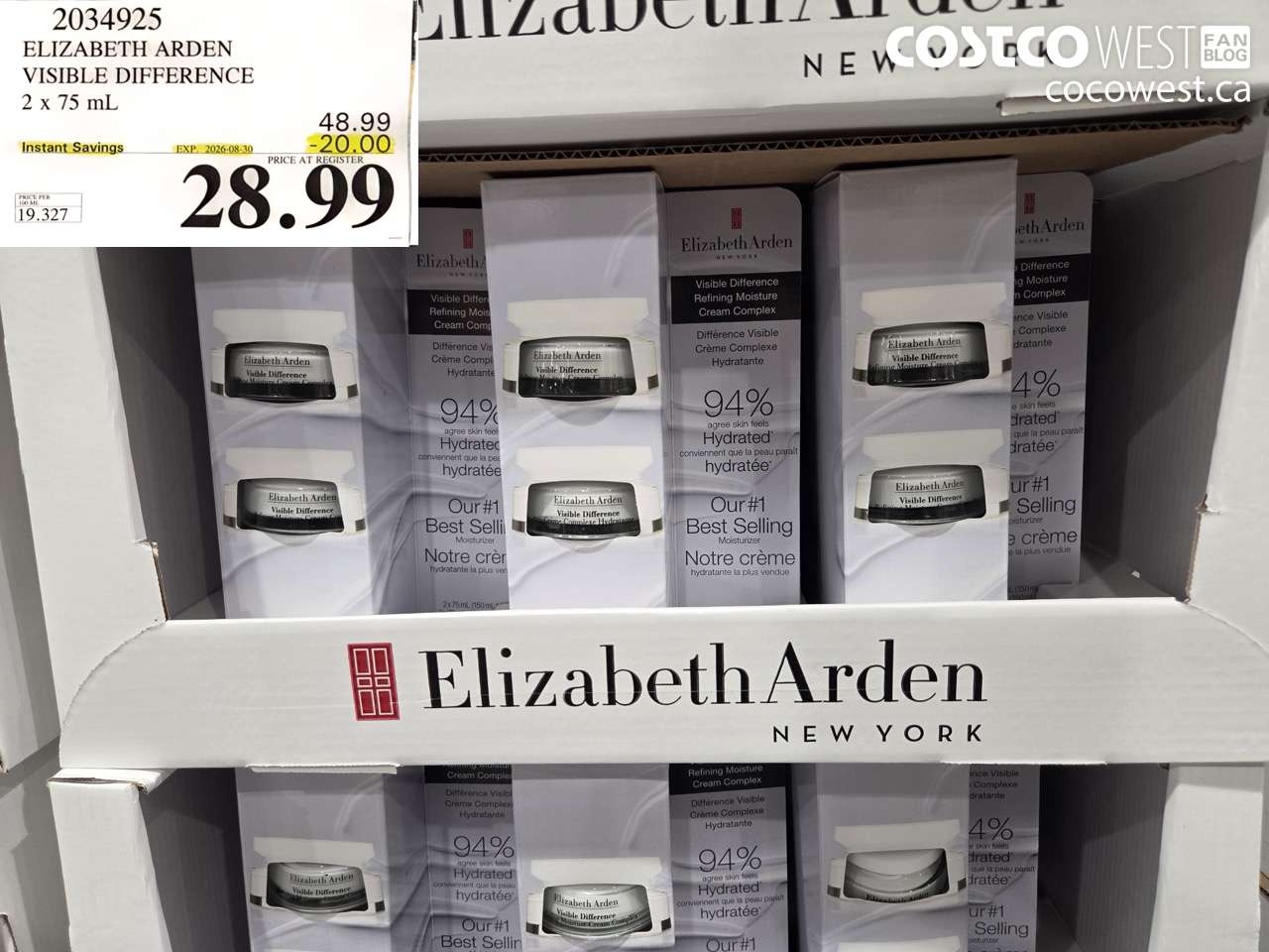 2034925 ELIZABETH ARDEN VISIBLE DIFFERENCE 2 X 75 ML ($20.00 INSTANT SAVINGS EXPIRES ON 2026-08-30) $28.99