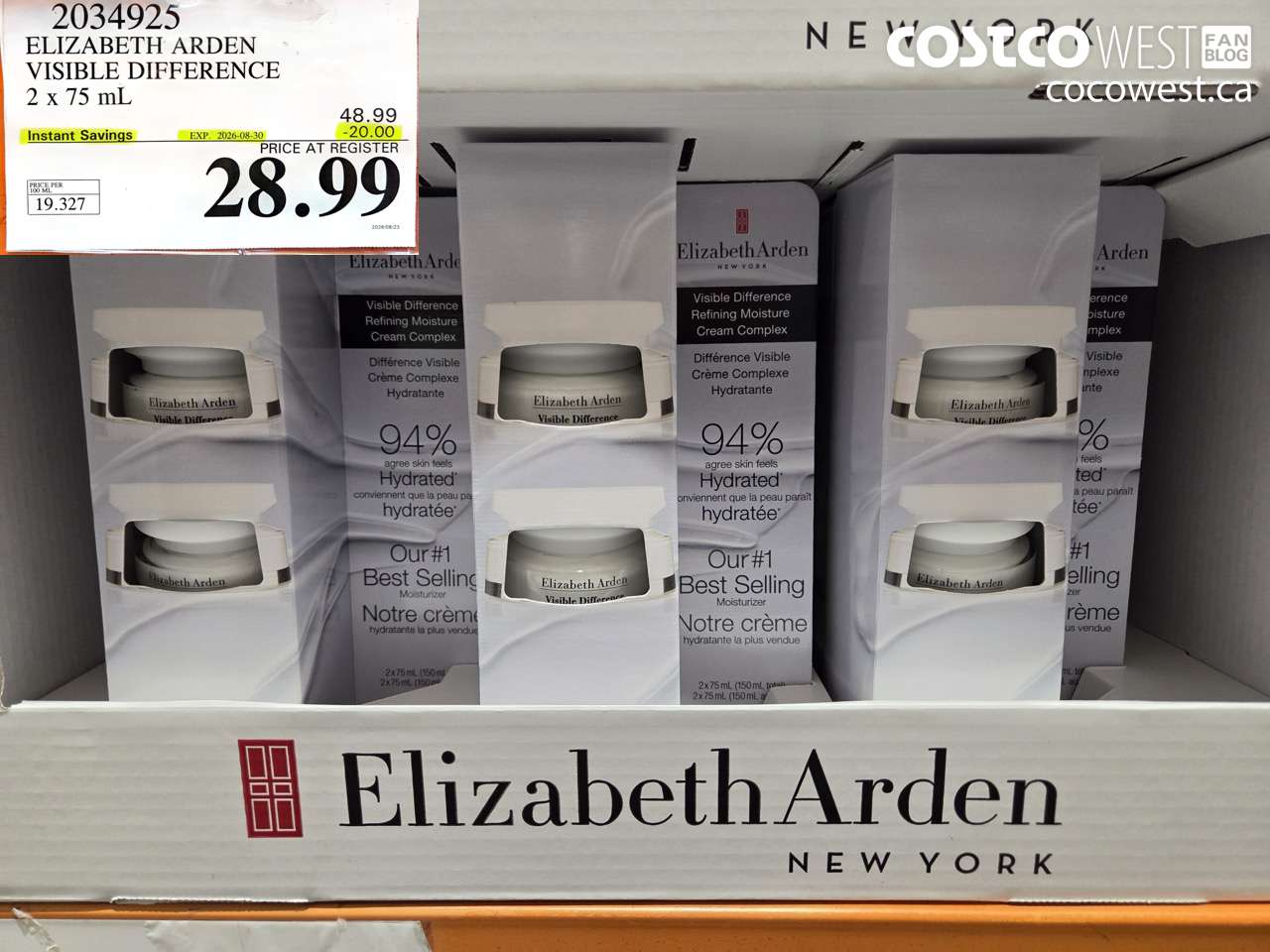 2034925 ELIZABETH ARDEN VISIBLE DIFFERENCE 2 X 75 ML ($20.00 INSTANT SAVINGS EXPIRES ON 2026-08-30) $28.99