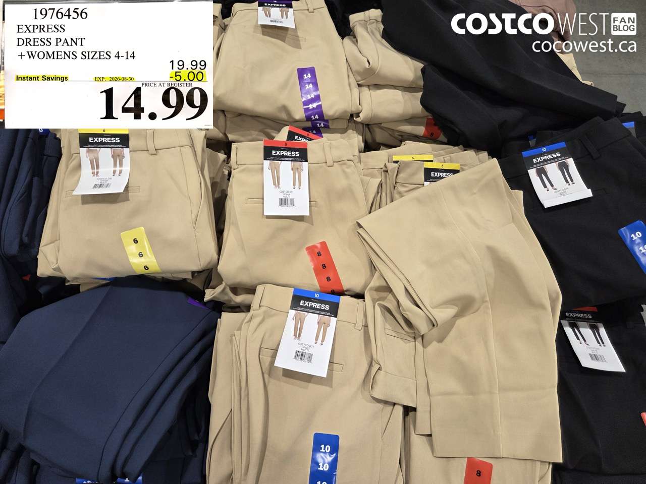 1976456 EXPRESS DRESS PANT WOMENS SIZES 4-14 ($5.00 INSTANT SAVINGS EXPIRES ON 2026-08-30) $14.99