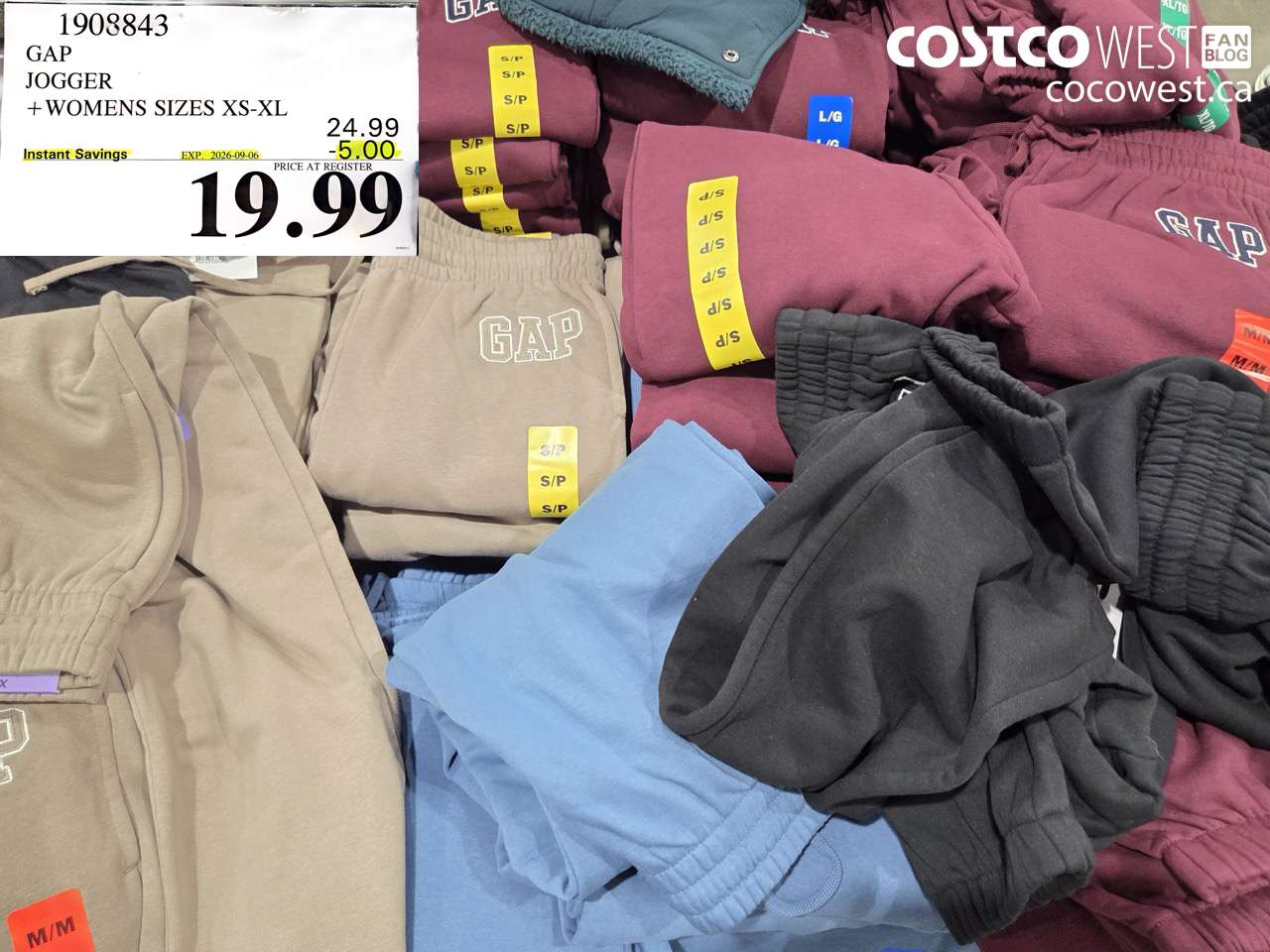 1908843 GAP JOGGER WOMENS SIZES XS-XL ($5.00 INSTANT SAVINGS EXPIRES ON 2026-09-06) $19.99