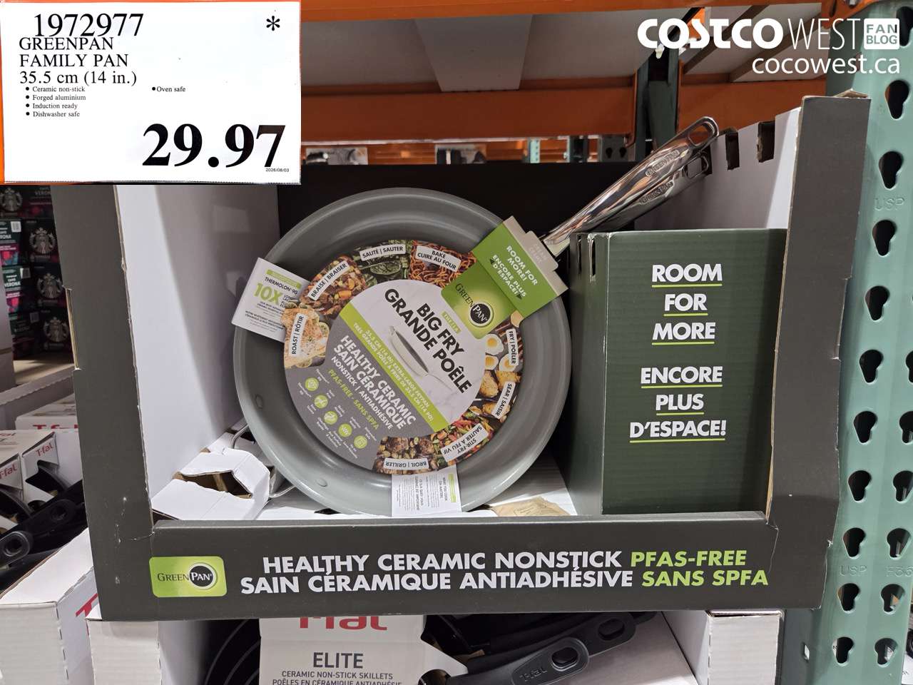 1972977 GREENPAN FAMILY PAN 35.5 CM (14 IN.) $29.97