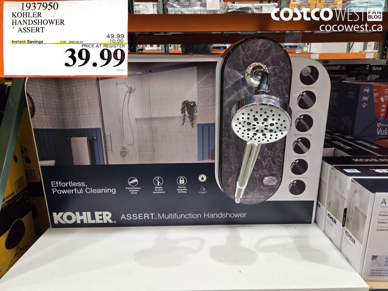 1937950 KOHLER HANDSHOWER ASSERT ($10.00 INSTANT SAVINGS EXPIRES ON 2026-08-24) $39.99