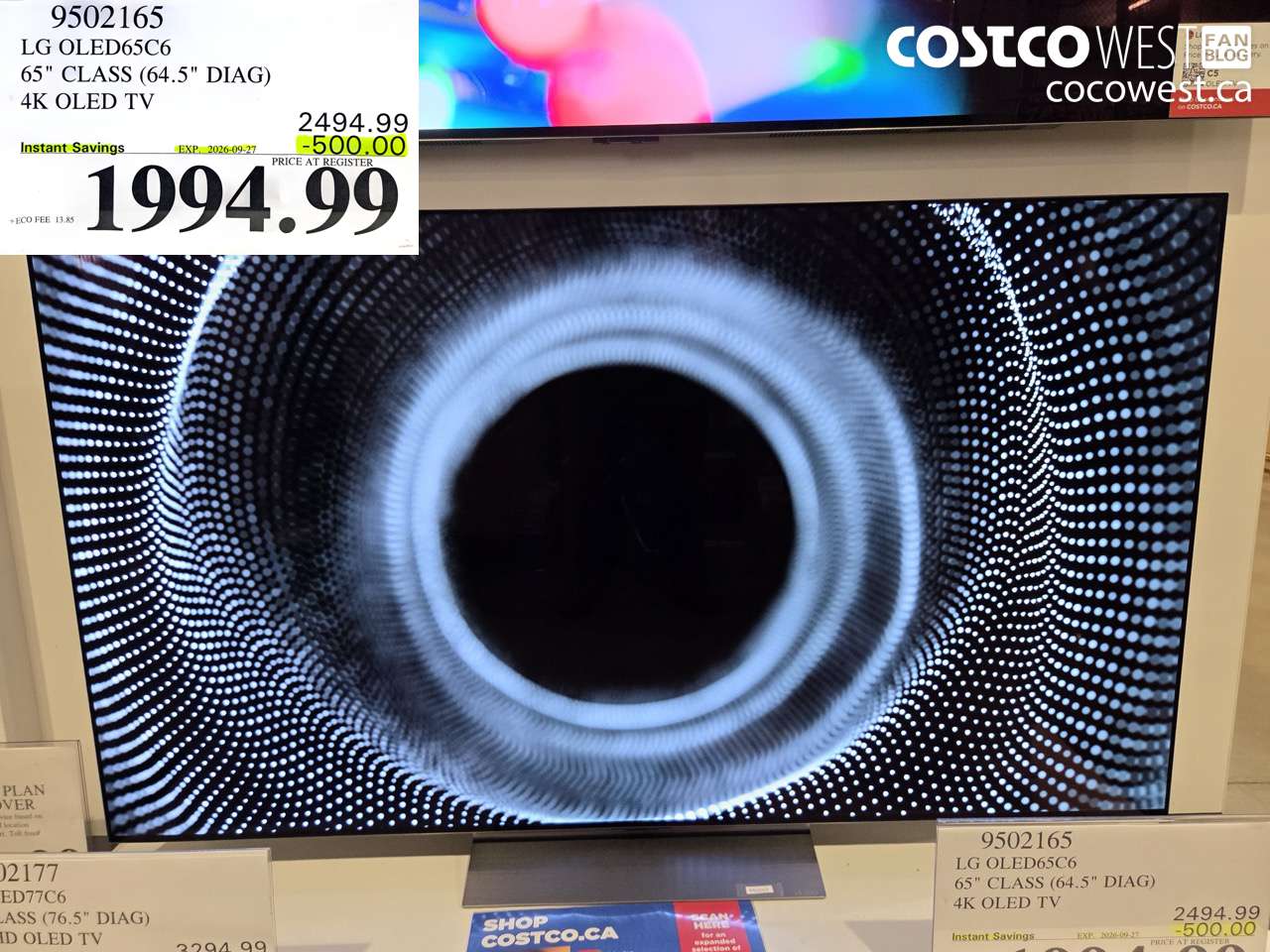 9502165 LG OLED65C6 65
