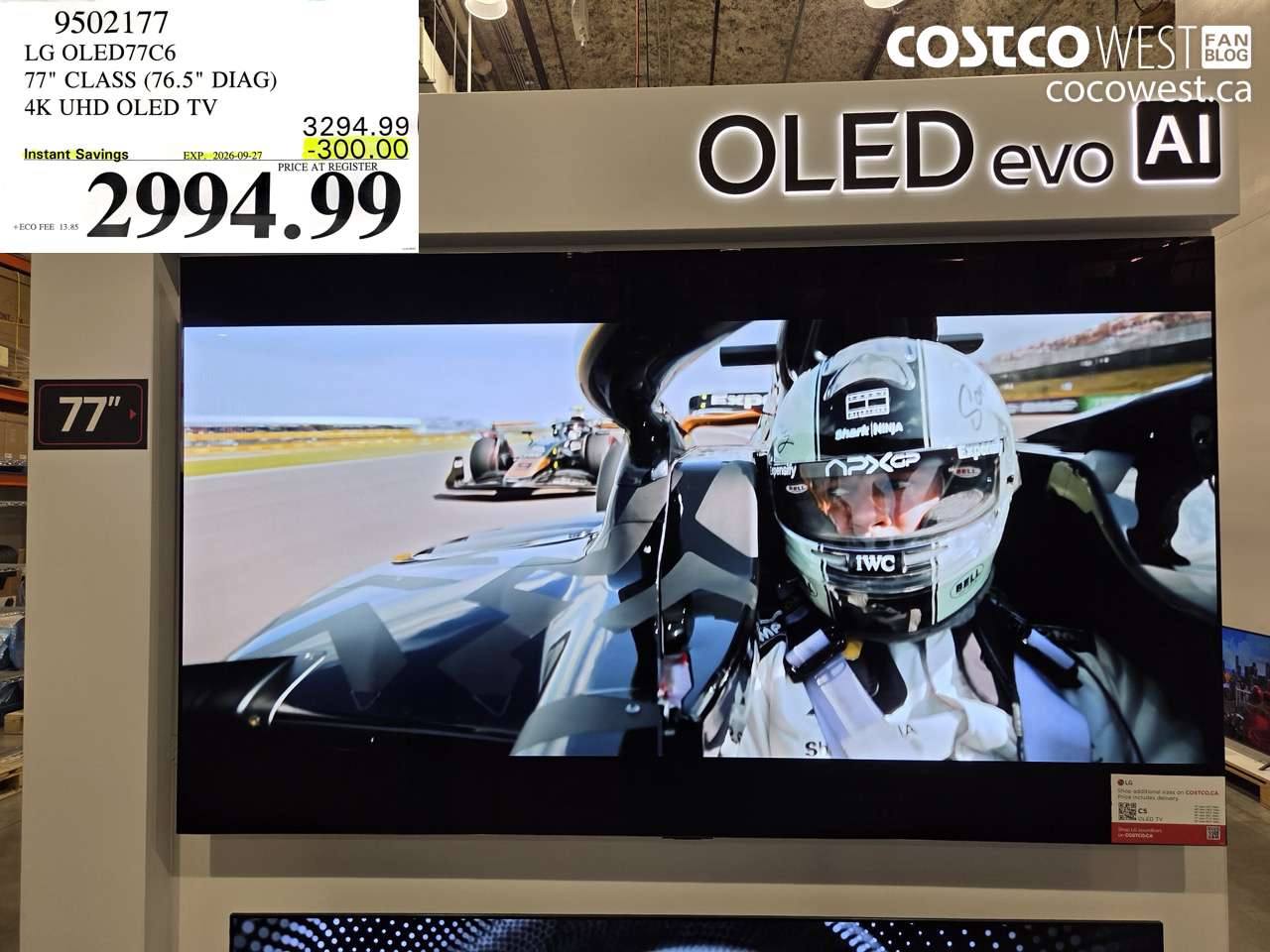 9502177 LG OLED77C6 77