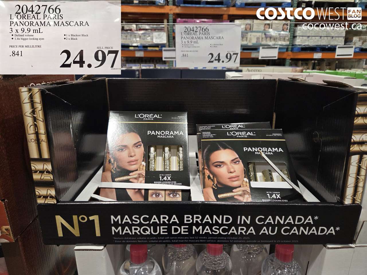 2042766 L'OREAL PARIS PANORAMA MASCARA 3 X 9.9 ML $24.97