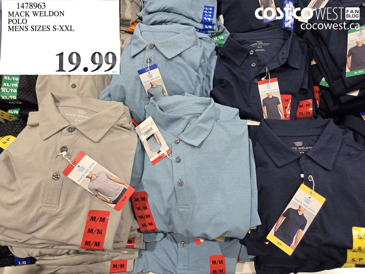 1478963 MACK WELDON POLO MENS SIZES S-XXL $19.99