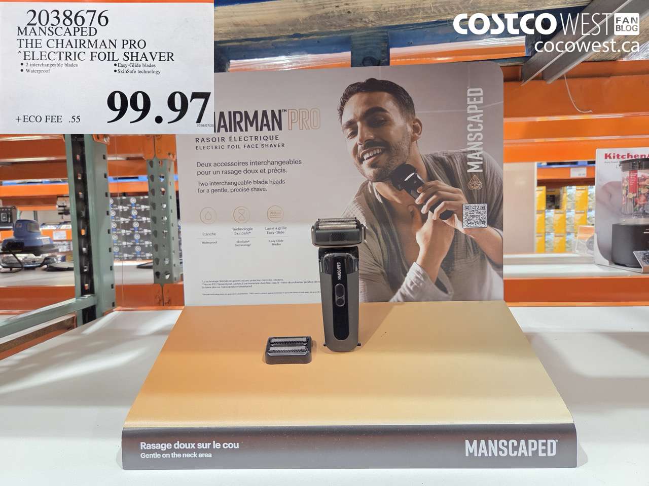 2038676 MANSCAPED THE CHAIRMAN PRO ELECTRIC FOIL SHAVER $99.97