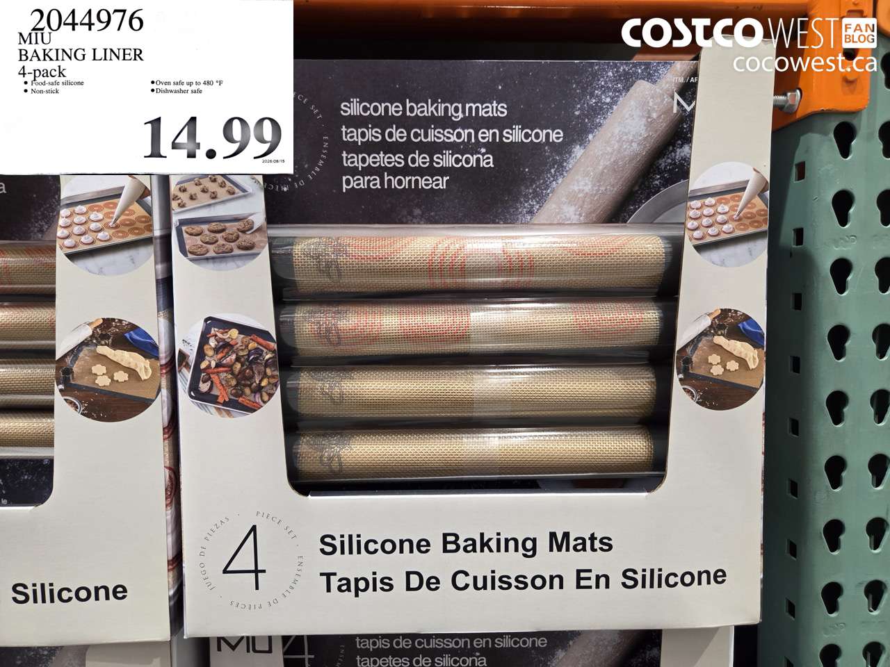 2044976 MIU BAKING LINER 4-PACK $14.99