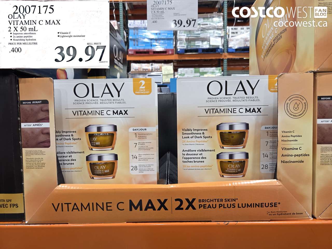 2007175 OLAY VITAMIN C MAX 2 X 50 ML $39.97