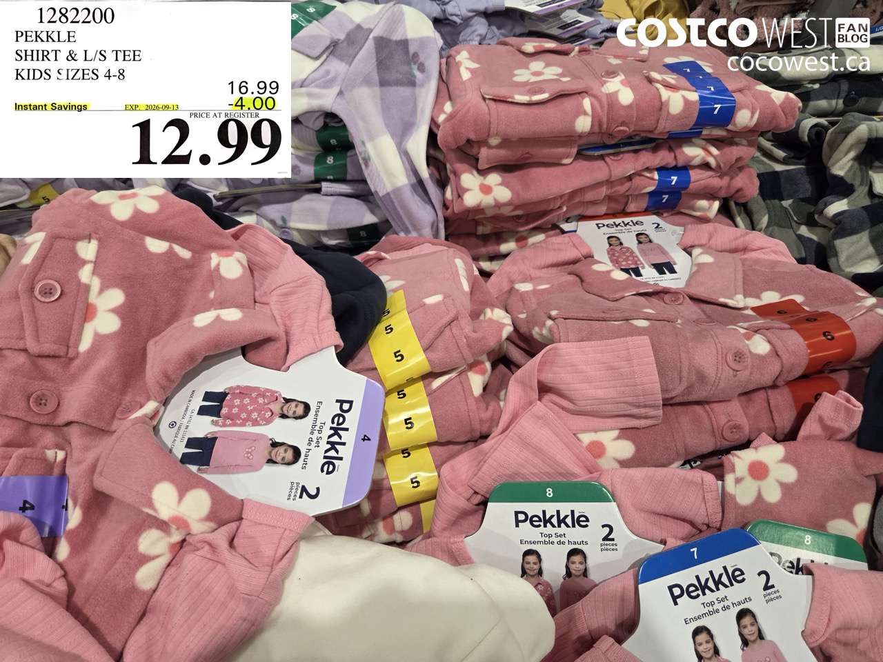 1282200 PEKKLE SHIRT & L/S TEE KIDS SIZES 4-8 ($4.00 INSTANT SAVINGS EXPIRES ON 2026-09-13) $12.99