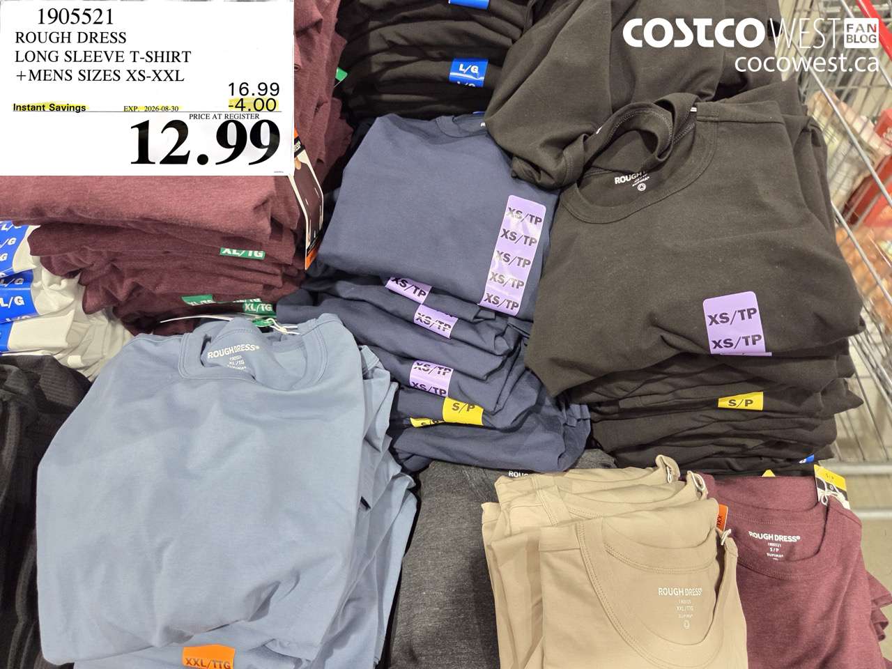 1905521 ROUGH DRESS LONG SLEEVE T-SHIRT + MENS SIZES XS-XXL ($4.00 INSTANT SAVINGS EXPIRES ON 2026-08-30) $12.99