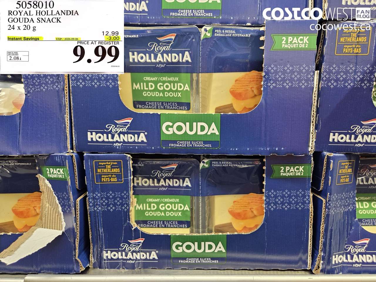 5058010 ROYAL HOLLANDIA GOUDA SNACK 24 X 20 G ($3.00 INSTANT SAVINGS EXPIRES ON 2026-09-06) $9.99