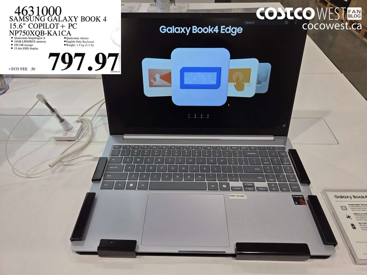 4631000 SAMSUNG GALAXY BOOK 4 15.6