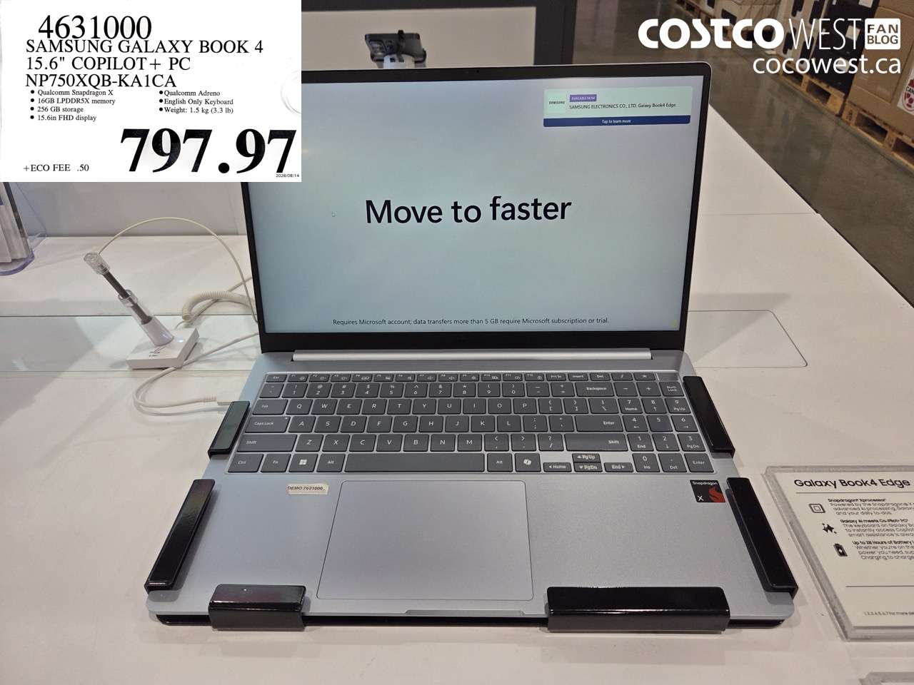 4631000 SAMSUNG GALAXY BOOK 4 15.6