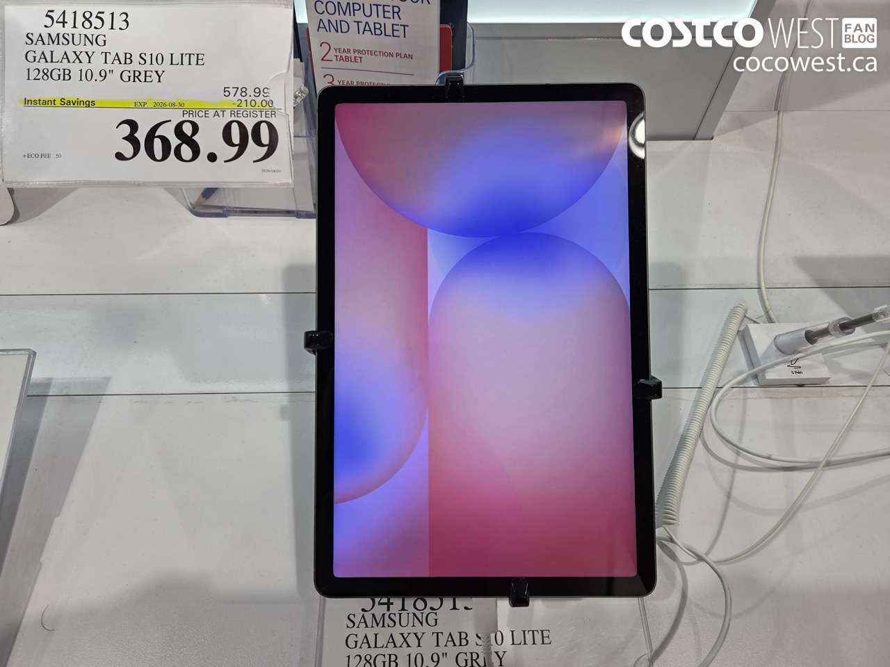 5418513 SAMSUNG GALAXY TAB S10 LITE 128GB 10.9