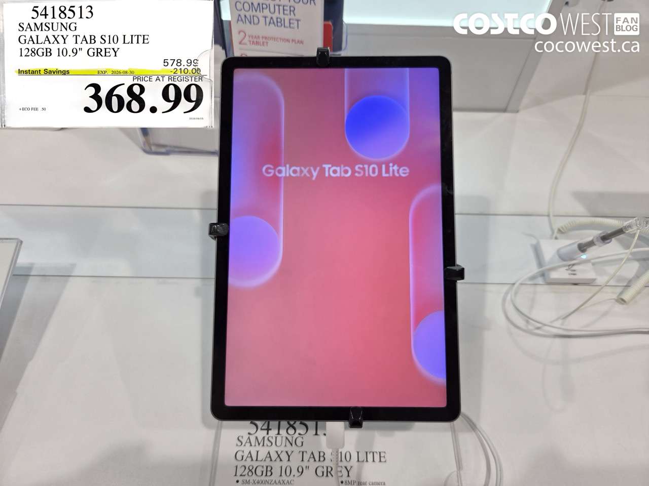 5418513 SAMSUNG GALAXY TAB S10 LITE 128GB 10.9