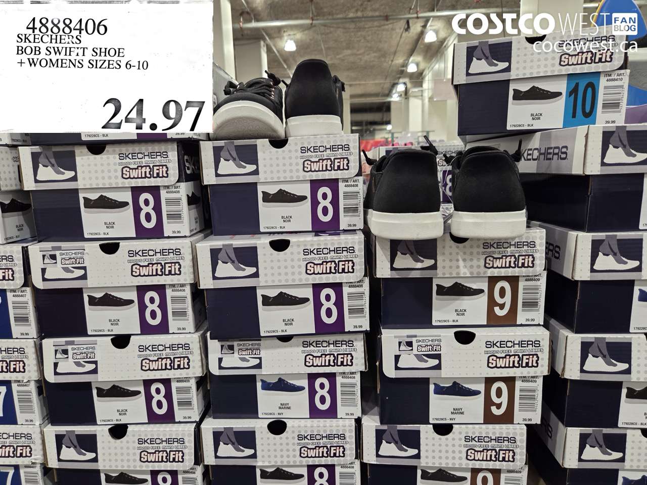 4888406 SKECHERS BOB SWIFT SHOE WOMENS SIZES 6-10 $24.97