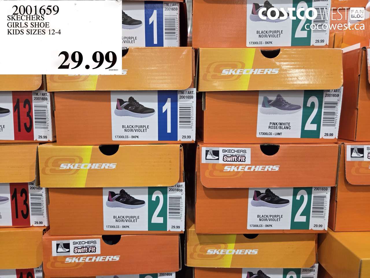 2001659 SKECHERS GIRLS SHOE KIDS SIZES 12-4 $29.99