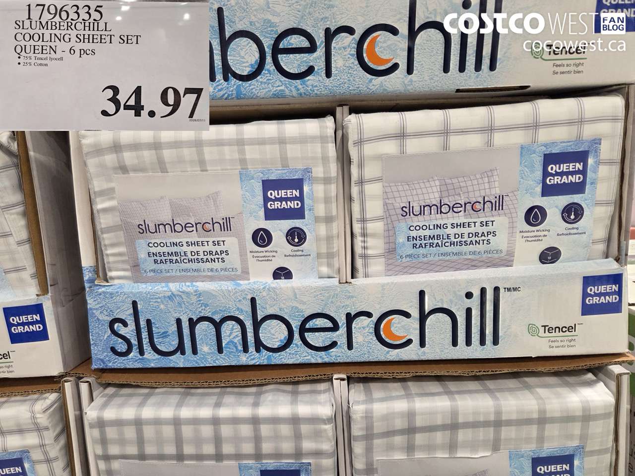 1796335 SLUMBERCHILL COOLING SHEET SET QUEEN - 6 PCS $34.97