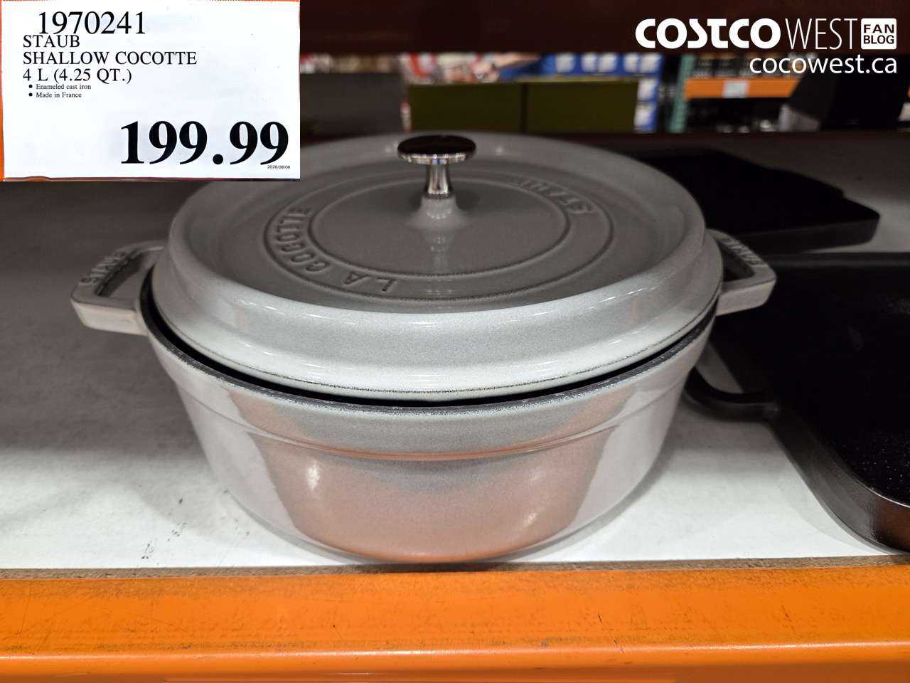 1970241 STAUB SHALLOW COCOTTE 4 L (4.25 QT.) $199.99