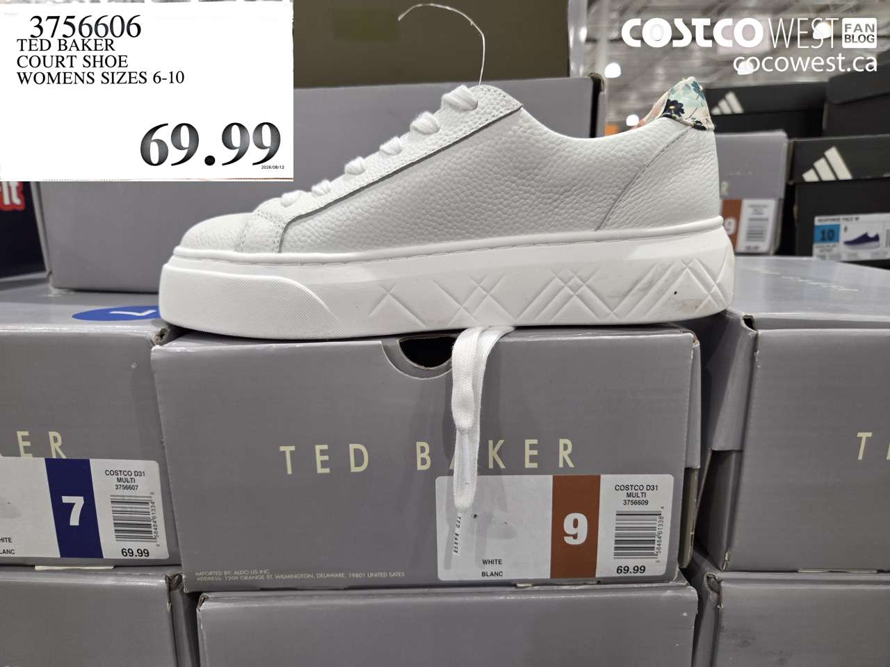 3756606 TED BAKER COURT SHOE WOMENS SIZES 6-10 $69.99