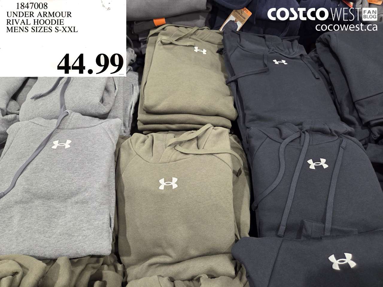 1847008 UNDER ARMOUR RIVAL HOODIE MENS SIZES S-XXL $44.99