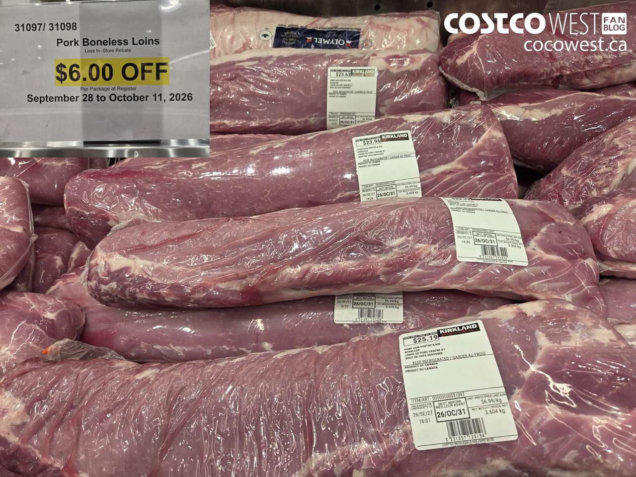 31097 (ALSO 31098) PORK BONELESS LOINS ($6.00 INSTANT SAVINGS EXPIRES ON 2026-10-11)