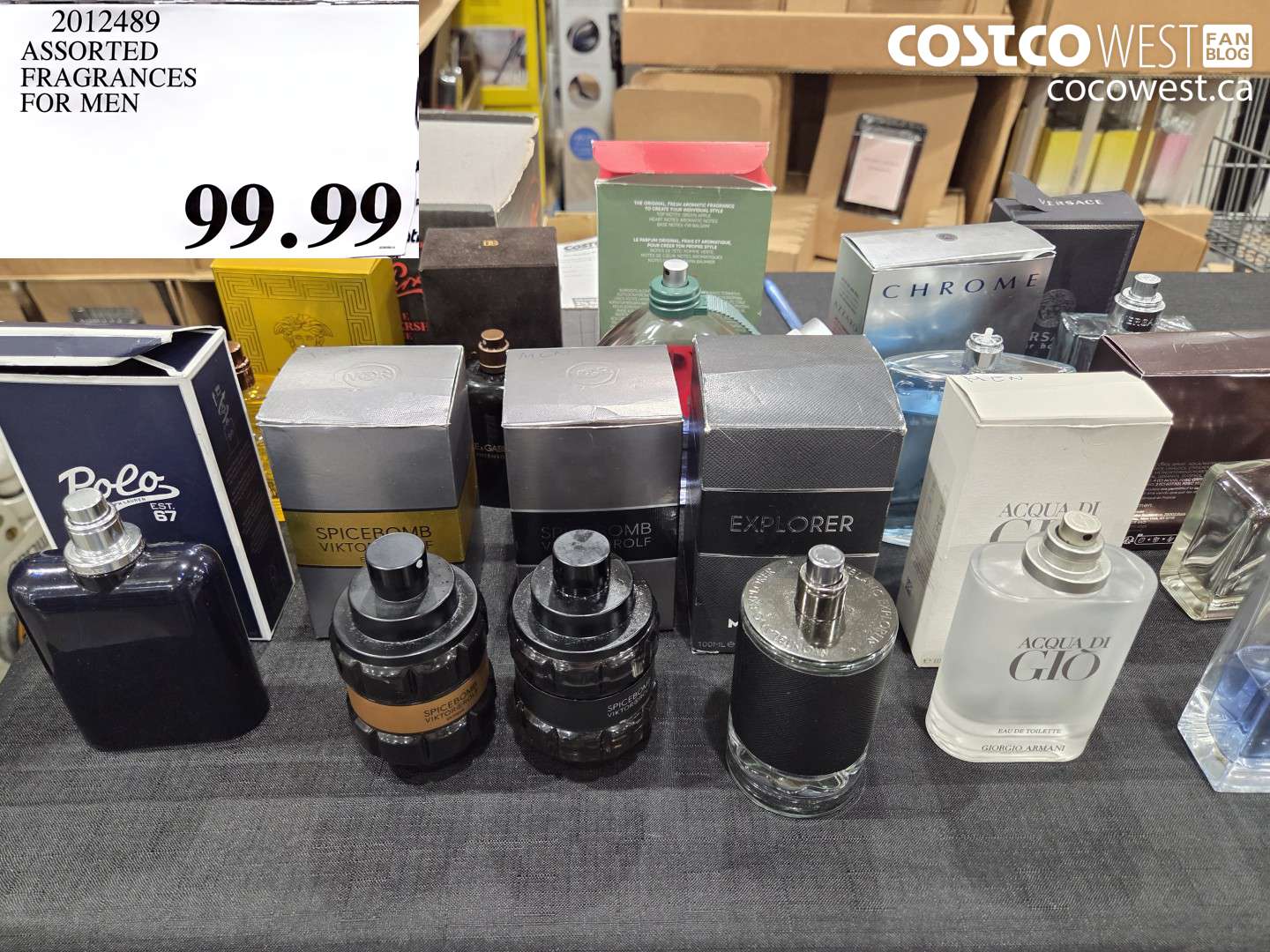 2012489 ASSORTED FRAGRANCES FOR MEN $99.99