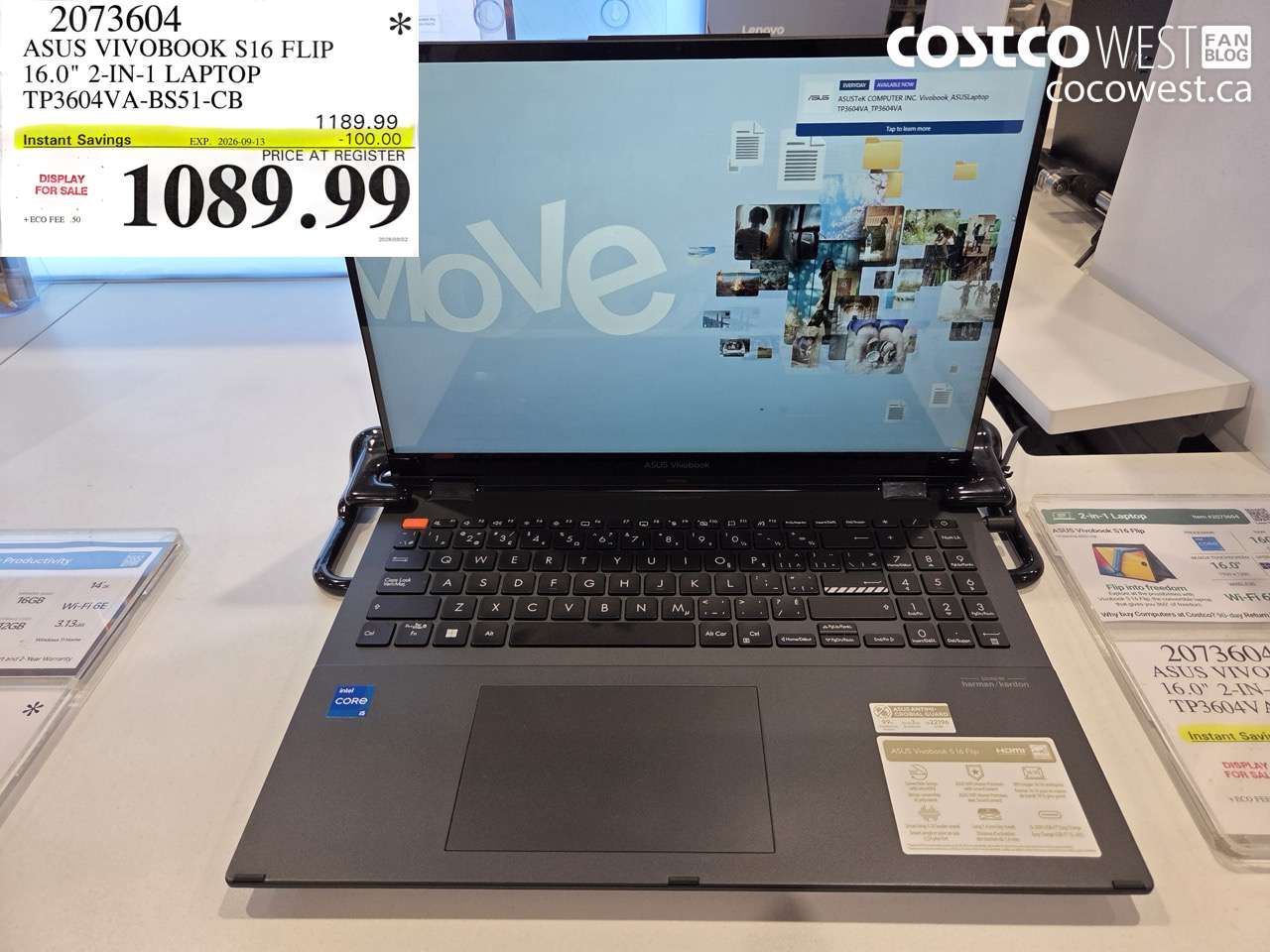 2073604 ASUS VIVOBOOK S16 FLIP 16.0