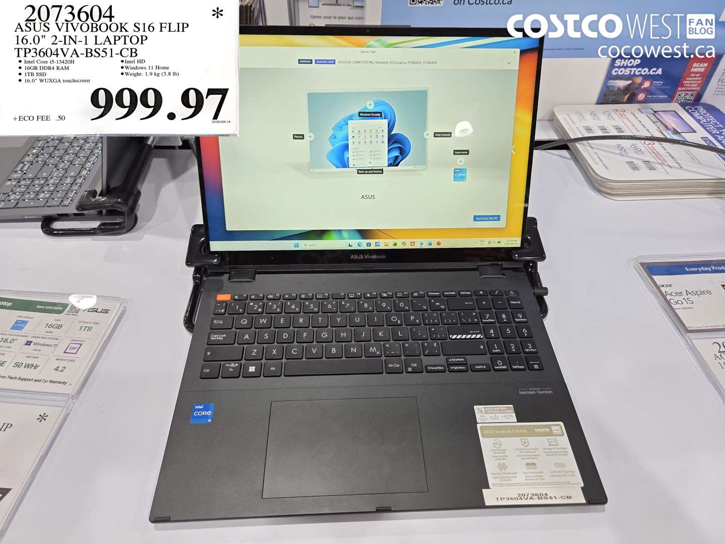 2073604 ASUS VIVOBOOK S16 FLIP 16.0