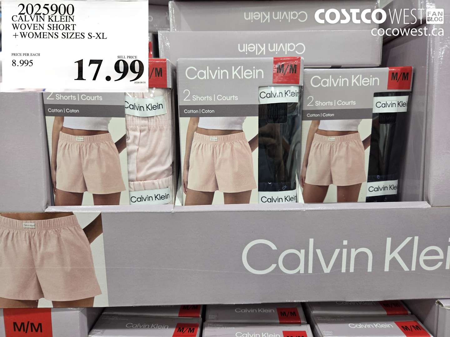 2025900 CALVIN KLEIN WOVEN SHORT WOMENS SIZES S-XL $17.99