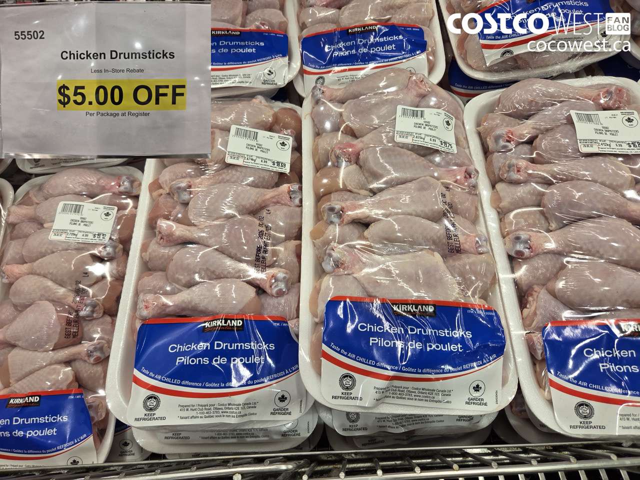55502 CHICKEN DRUMSTICKS ($5.00 INSTANT SAVINGS)