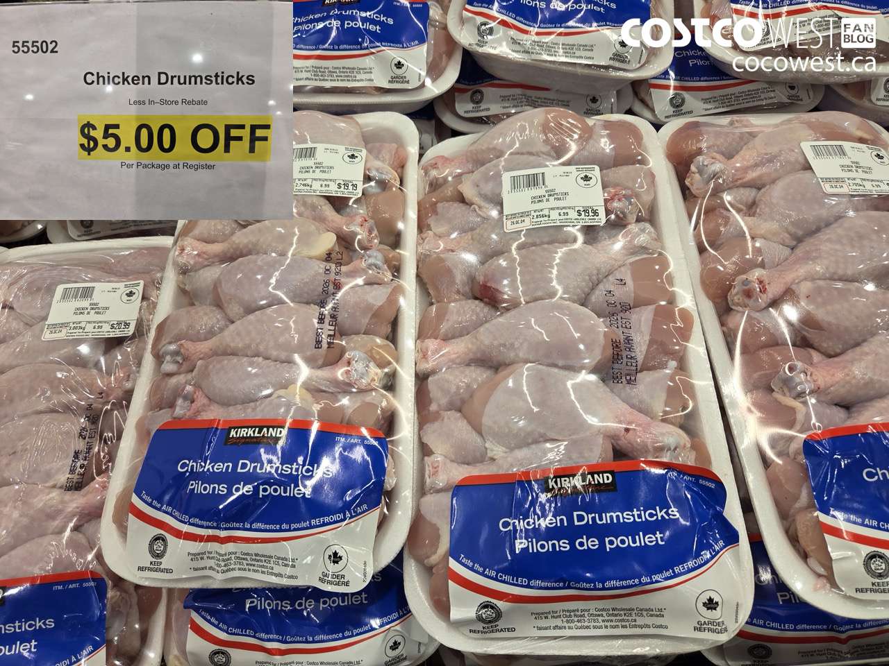 55502 CHICKEN DRUMSTICKS ($5.00 INSTANT SAVINGS)