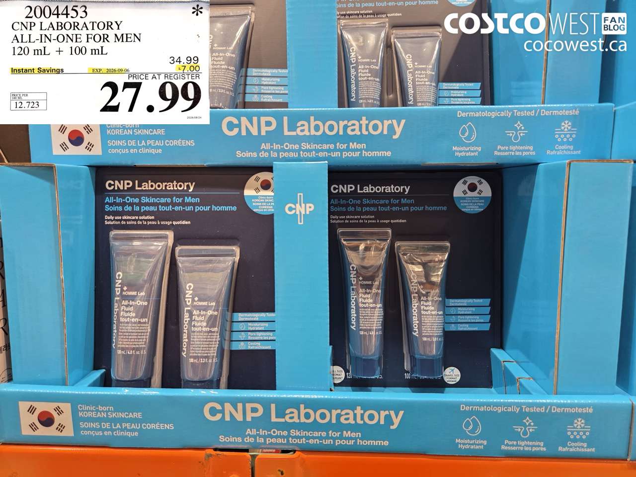 2004453 CNP LABORATORY ALL-IN-ONE FOR MEN 120 ML + 100 ML ($7.00 INSTANT SAVINGS EXPIRES ON 2026-09-06) $27.99