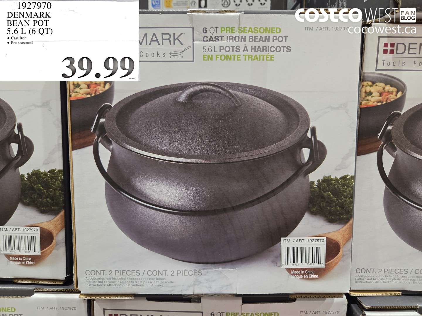 1927970 DENMARK BEAN POT 5.6 L (6 QT) $39.99