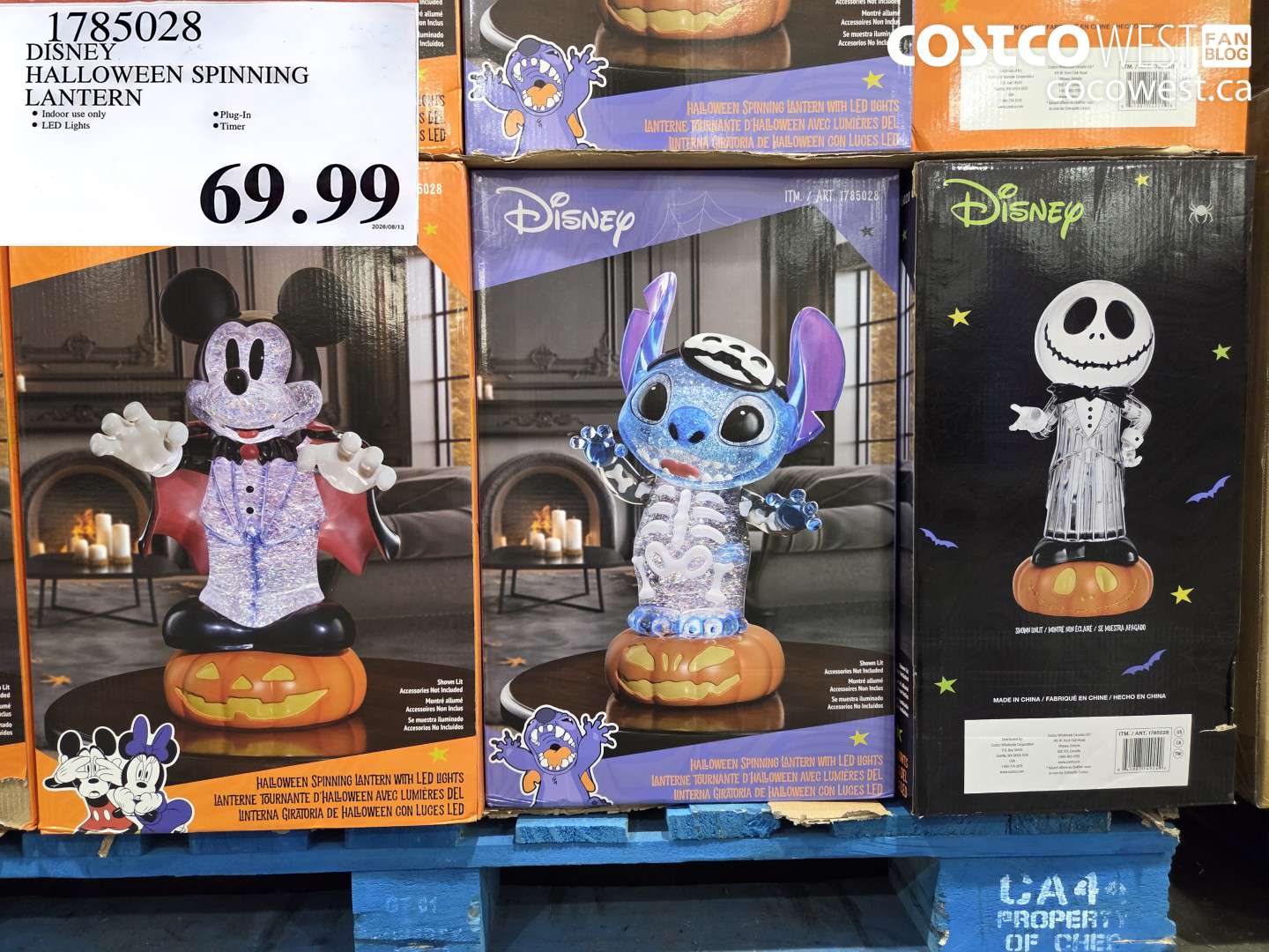 1785028 DISNEY HALLOWEEN SPINNING LANTERN $69.99