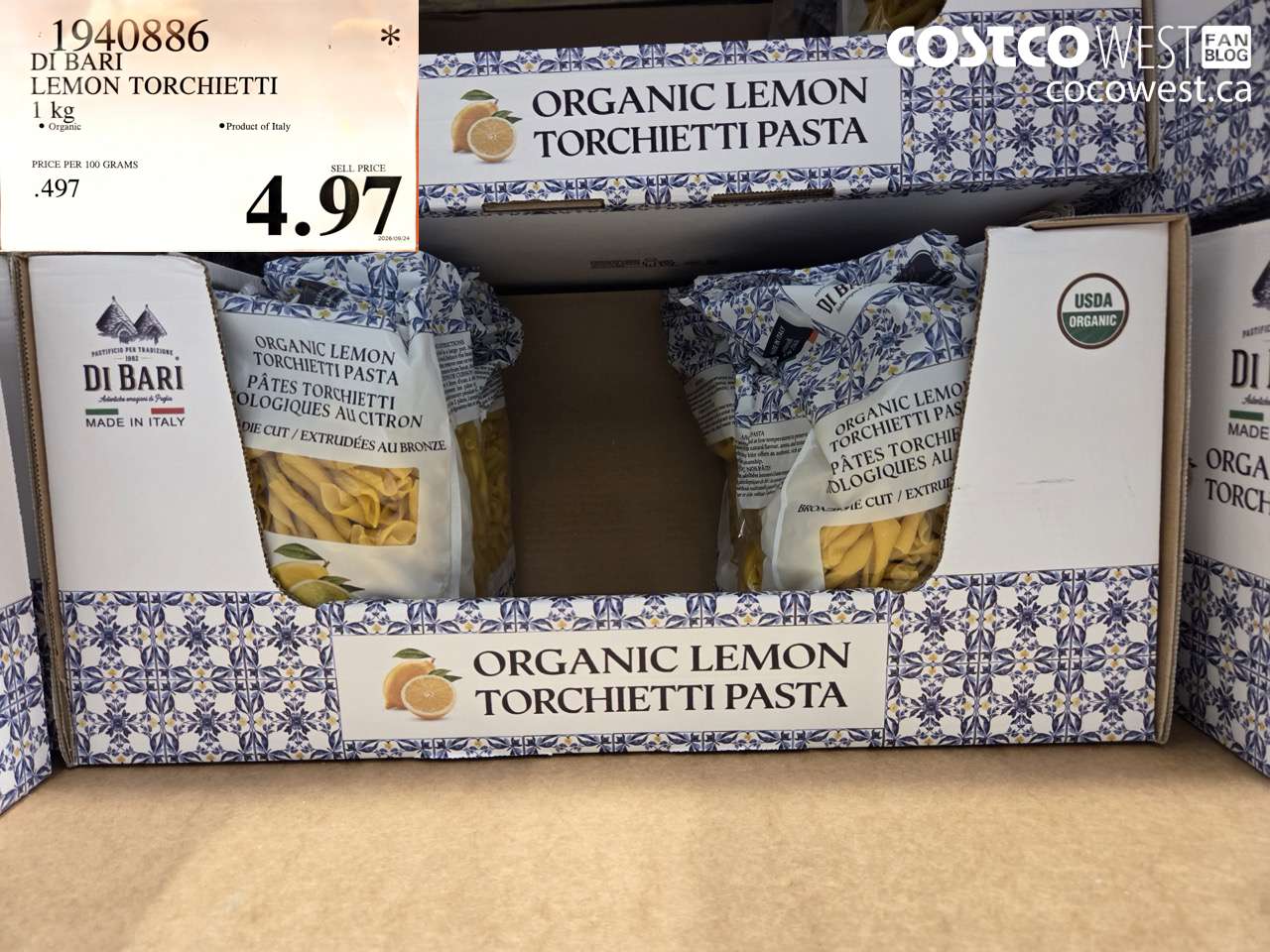 1940886 DI BARI LEMON TORCHIETTI 1 KG $4.97
