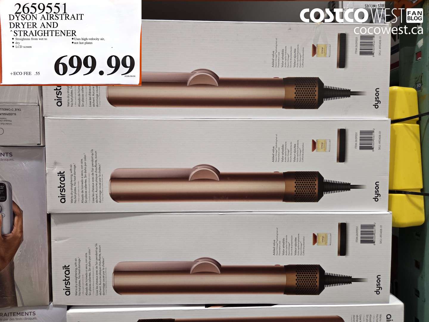 2659551 DYSON AIRSTRAIT DRYER AND STRAIGHTENER $699.99