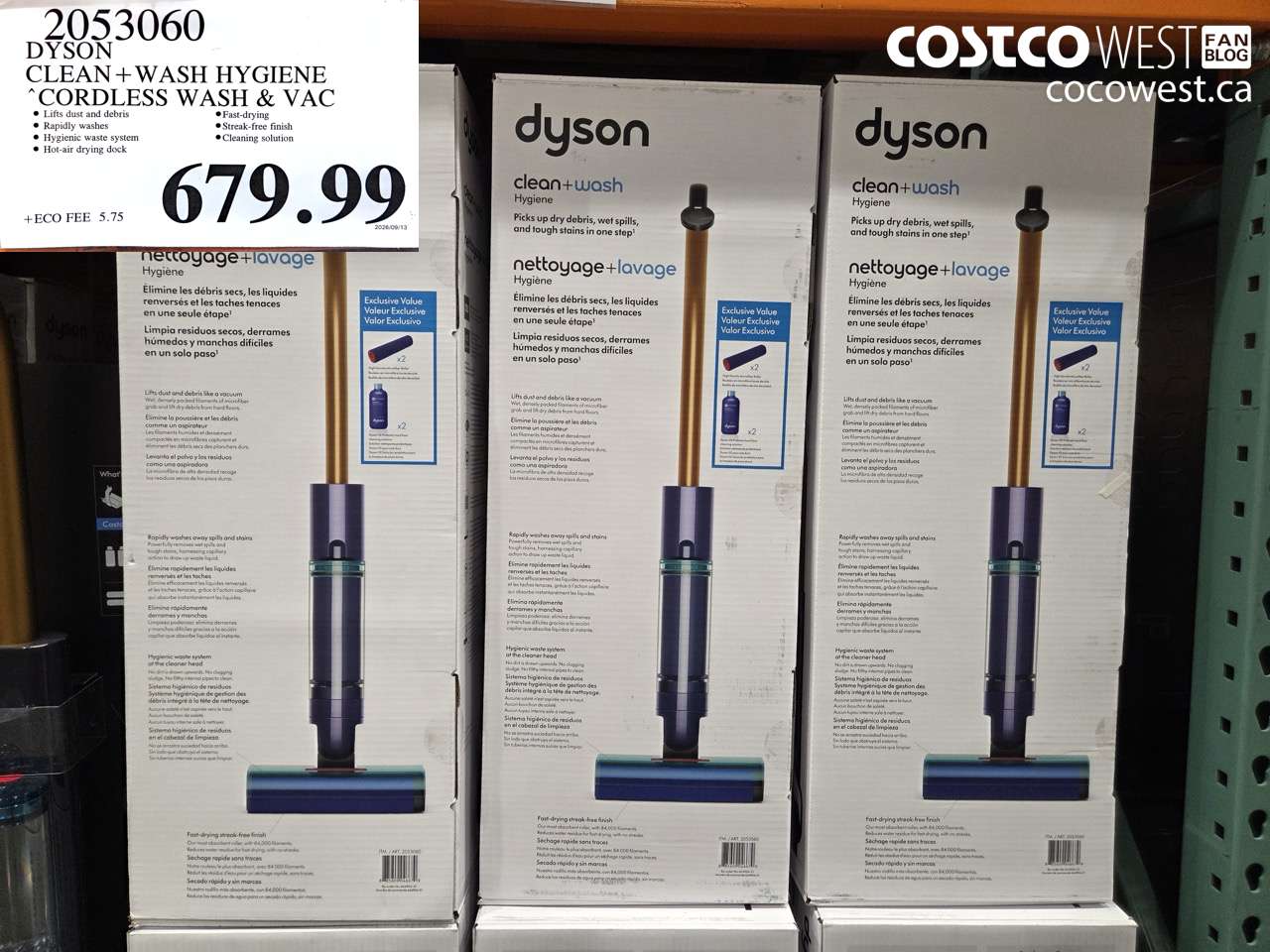 2053060 DYSON CLEAN + WASH HYGIENE CORDLESS WASH & VAC $679.99