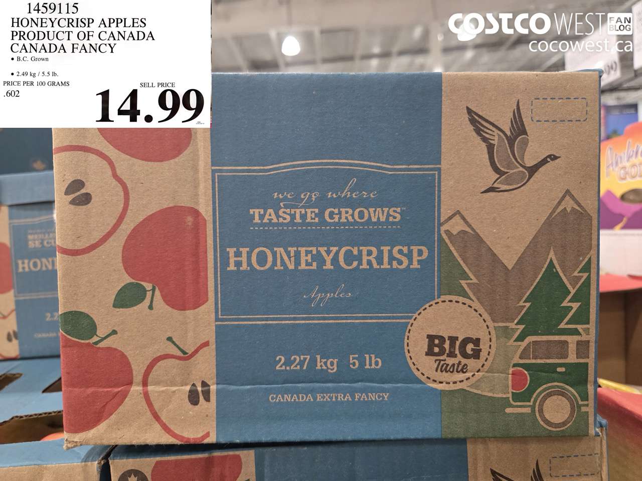 1459115 HONEYCRISP APPLES PRODUCT OF CANADA CANADA FANCY $14.99