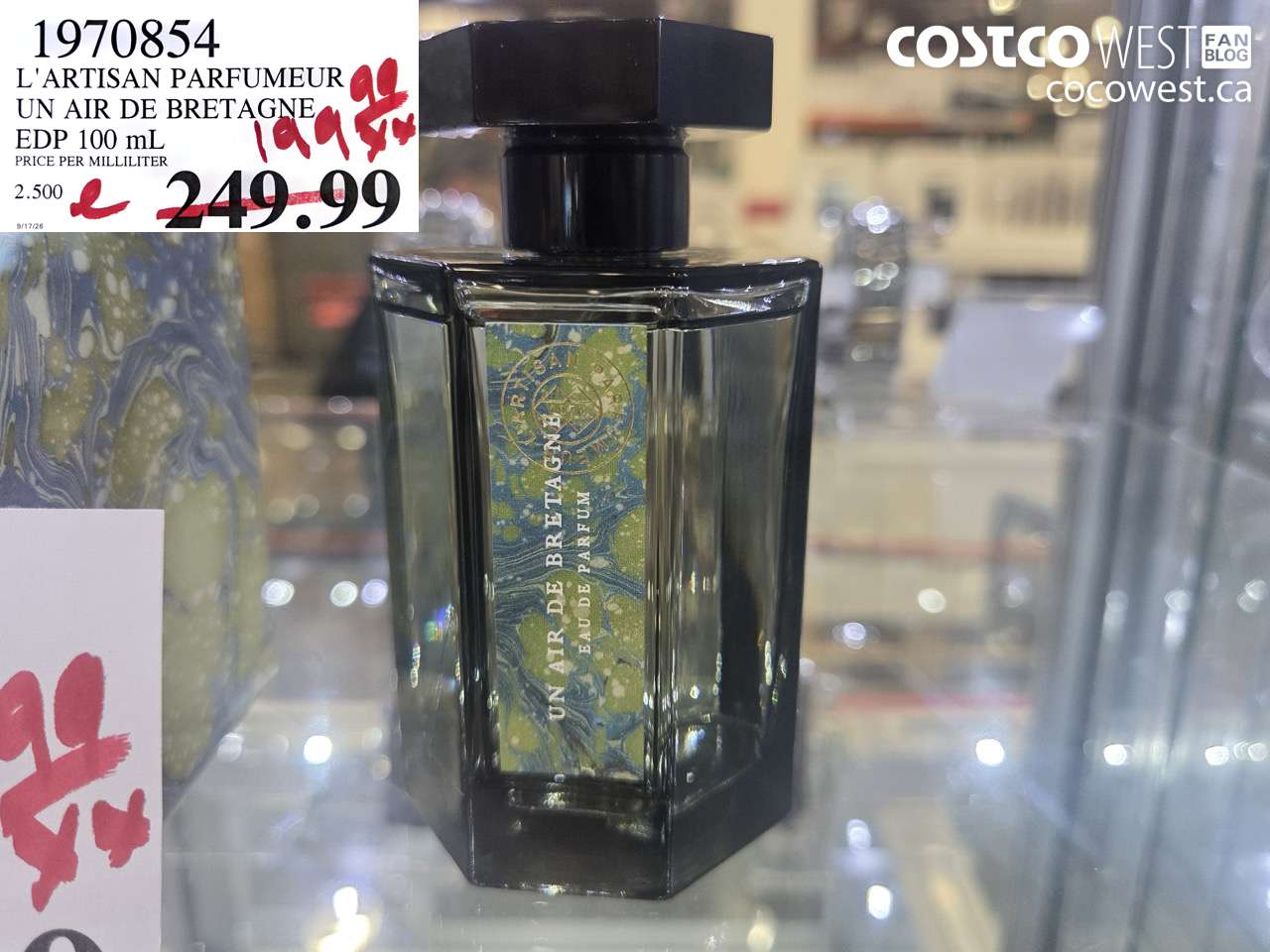 1970854 L'ARTISAN PARFUMEUR UN AIR DE BRETAGNE EDP 100 ML $199.90