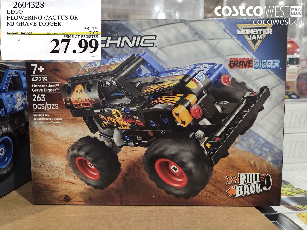2604328 LEGO FLOWERING CACTUS OR MJ GRAVE DIGGER ($7.00 INSTANT SAVINGS EXPIRES ON 2026-09-20) $27.99