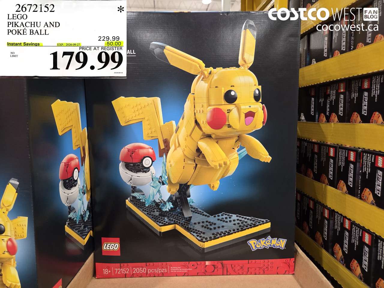 2672152 LEGO PIKACHU AND POKÉ BALL ($50.00 INSTANT SAVINGS EXPIRES ON 2026-09-27) $179.99