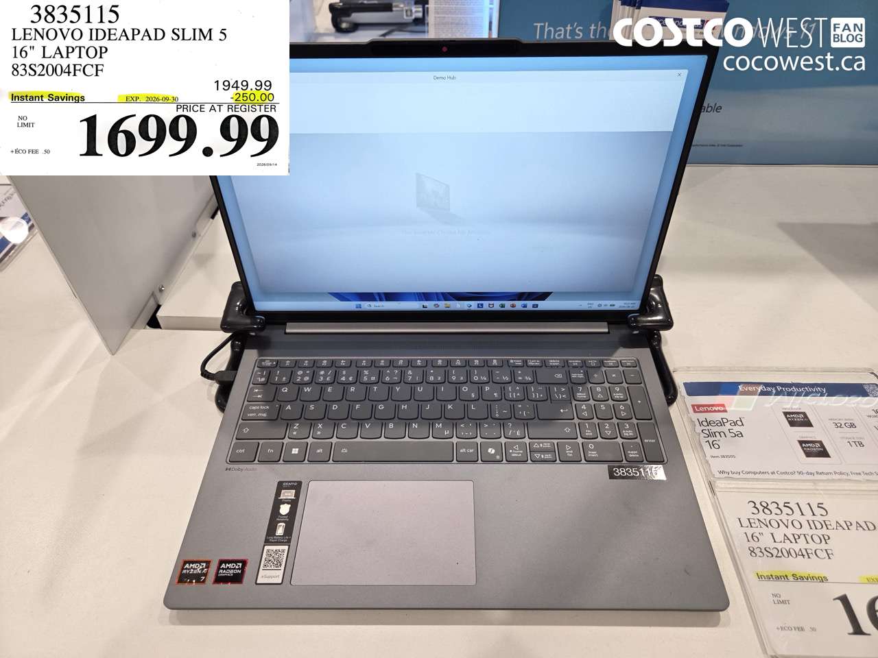 3835115 LENOVO IDEAPAD SLIM 5 16