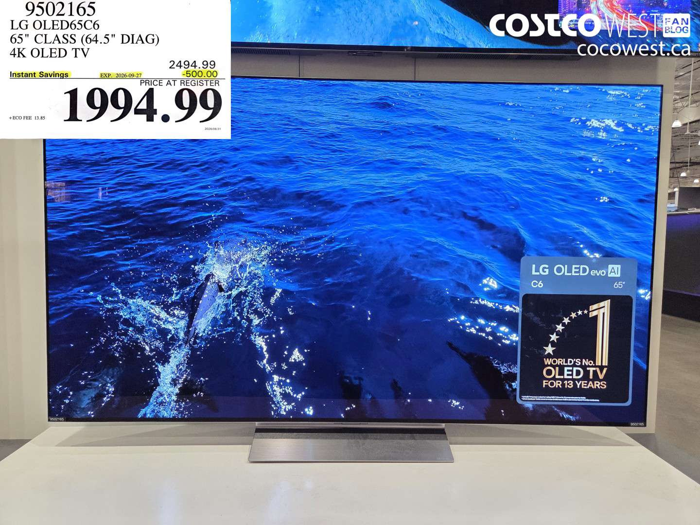 9502165 LG OLED65C6 65