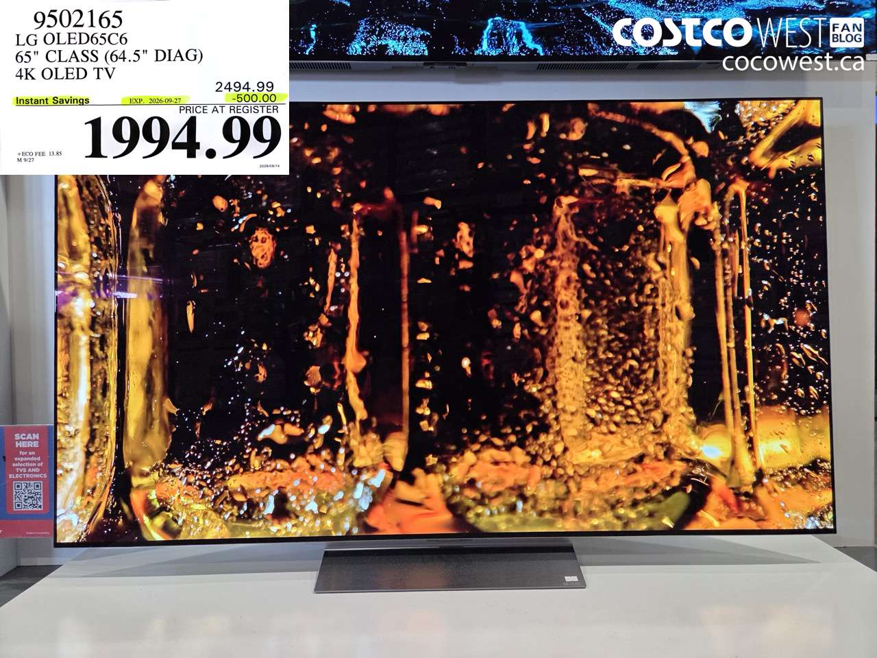 9502165 LG OLED65C6 65