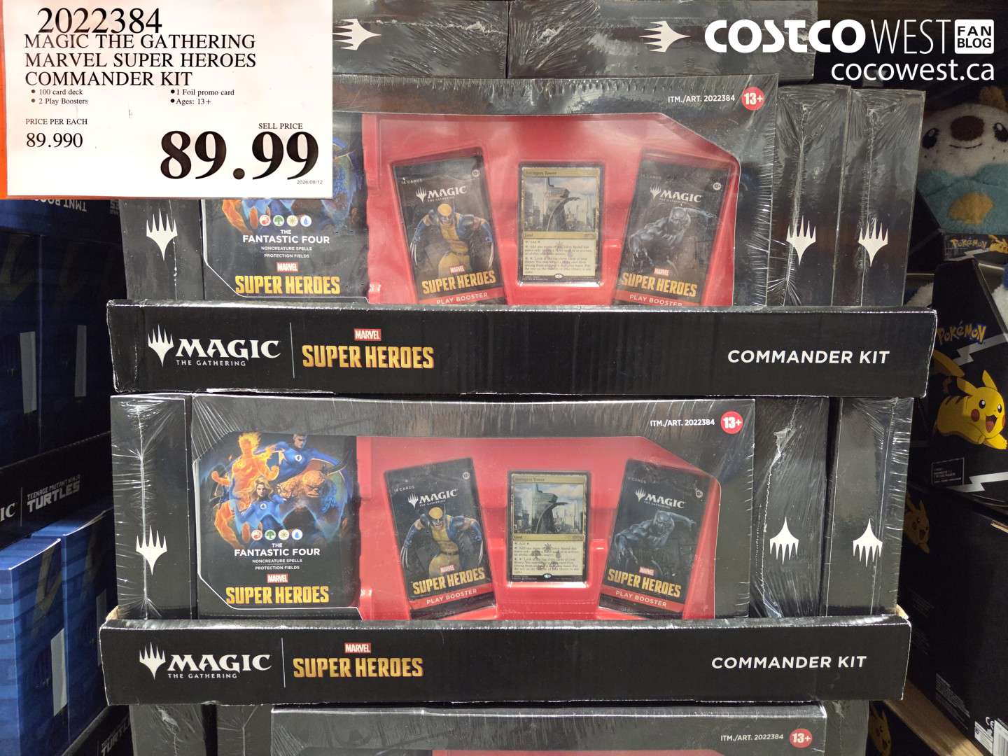 2022384 MAGIC THE GATHERING MARVEL SUPER HEROES COMMANDER KIT $89.99