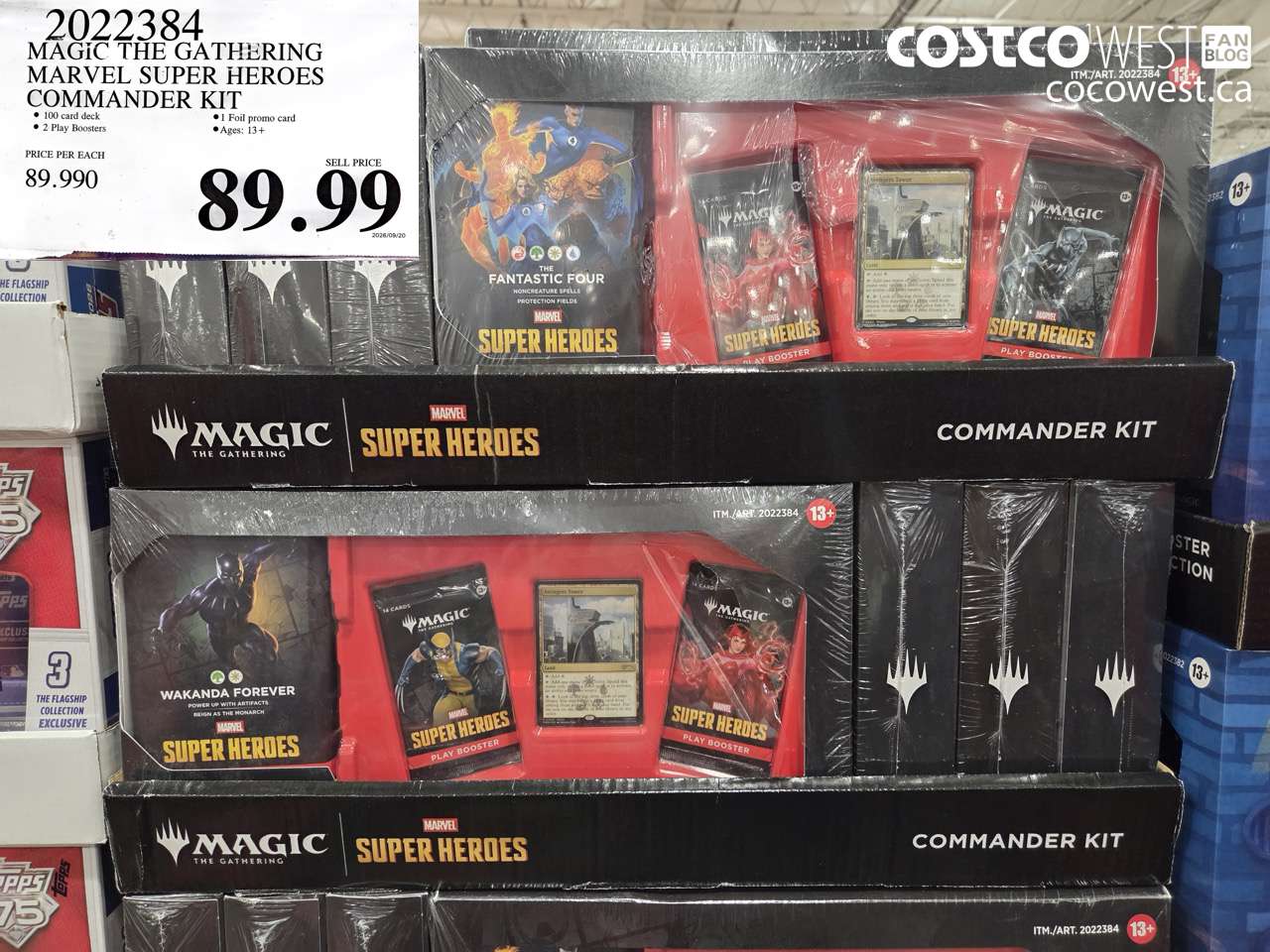 2022384 MAGIC THE GATHERING MARVEL SUPER HEROES COMMANDER KIT $89.99